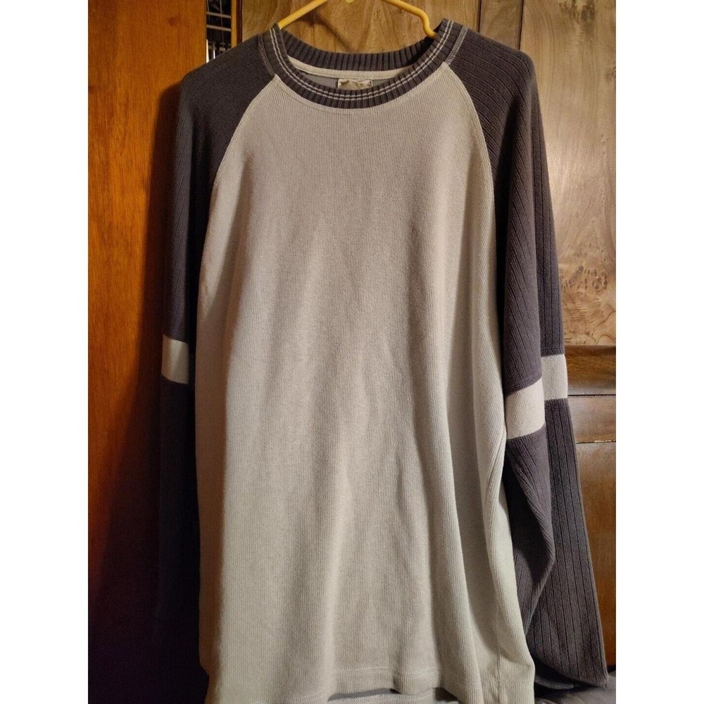 Vintage XG Extreme Gear Shirt Mens Large Black Gray Long Sleeve Skate Y2K Raglan